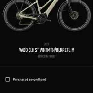2023 Specialized Vado 3.0 ST White