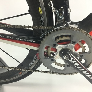 2008 Specialized S-Works Transition Black, White, and Red