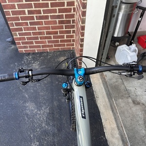 2021 Ibis Ripmo V2 Silver, gray or bare metal and Blue