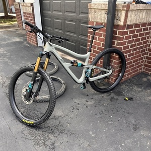 2021 Ibis Ripmo V2 Silver, gray or bare metal and Blue