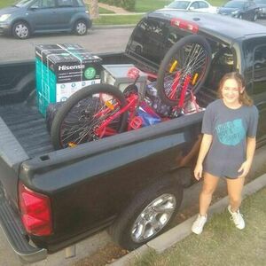 Schwinn Red and Blue