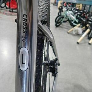 2024 SCOTT Sub Cross 20 Silver, gray or bare metal