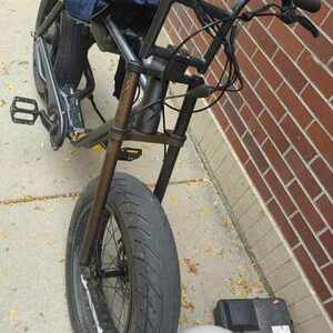 2023 Super73 F32BY1345 cargo bike (rear storage) Silver, gray or bare metal