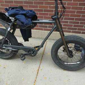 2023 Super73 F32BY1345 cargo bike (rear storage) Silver, gray or bare metal