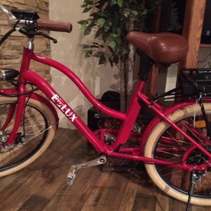 2016 E-Lux Electric Bike step through Red