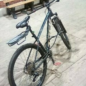 Trek Marlin 7 Blue and Silver, gray or bare metal