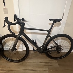 2024 SCOTT Addict Gravel 40 Black and Silver, gray or bare metal