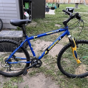 2001 Jamis Blue and Yellow or Gold