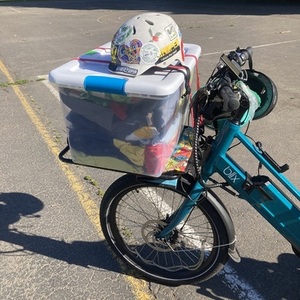 Blix packa genie cargo bike (front storage) Teal