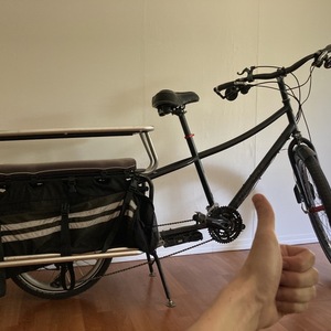 2015 Xtracycle cargo bike (rear storage) Black