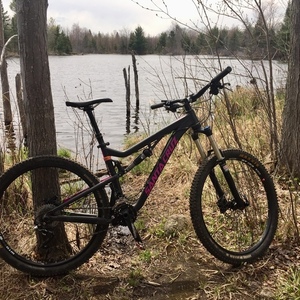 2014 Santa Cruz Bronson Black, Pink, and Green