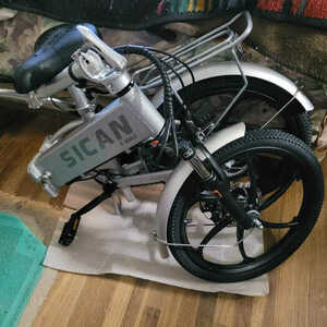2024 Sican Morden, folding e-scooter Silver, gray or bare metal