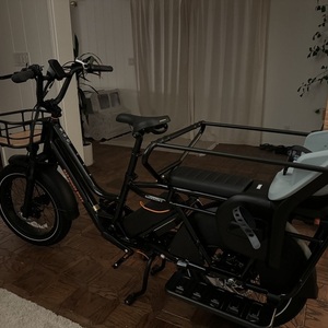2024 Rad Power Bikes Radwagon 5 cargo bike (rear storage) Black
