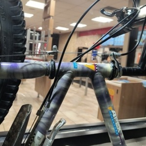 1993 Diamondback Purple and Silver, gray or bare metal
