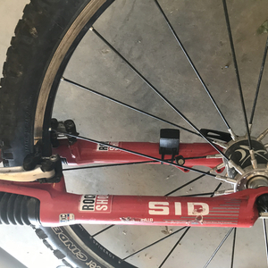 1998 Specialized Stump Jumper FSR XC Silver, gray or bare metal
