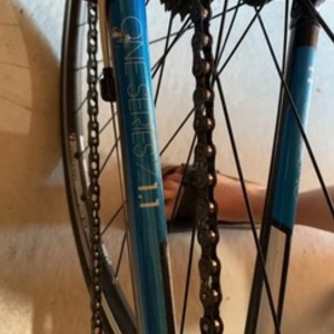 2017 Trek One series 1.1 Black, Blue, and White