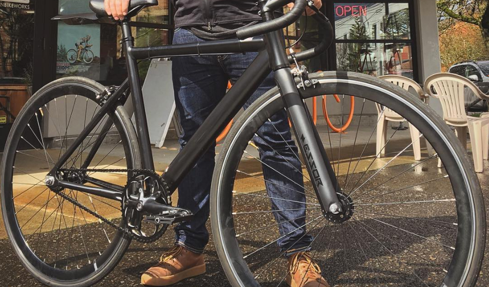 state bicycle 6061 black label track bike