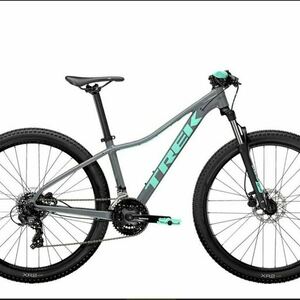 2021 Trek Women's Marlin 5 Silver, gray or bare metal and Green
