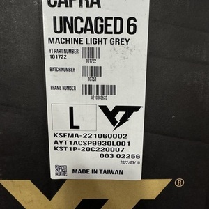 2022 YT Capra uncaged 6 Silver, gray or bare metal