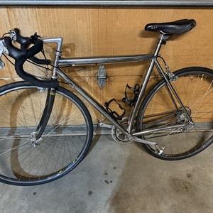 1996 Litespeed Titanium race bike Silver, gray or bare metal