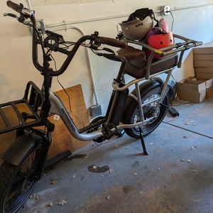 2020 Rad Power Bikes RadRunner Plus Silver, gray or bare metal