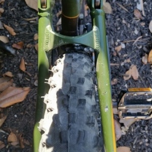 2008 Specialized Stumpjumper FSR 29 Frame Green, Black, and Yellow or Gold