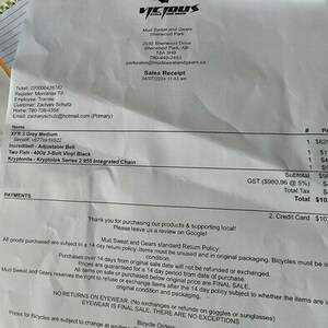 Norco Bikes XFR 3 Medium Silver, gray or bare metal