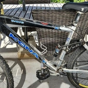 Kona dawg Silver, gray or bare metal, Blue, and Black