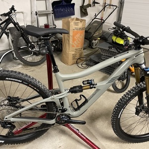 2022 Ibis Ripmo V2 Factory SLX Silver, gray or bare metal