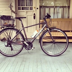 2022 Marin Bikes Stinson E Black and Silver, gray or bare metal