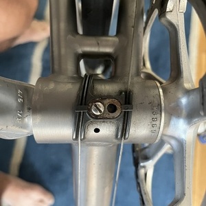 1995 Eddy Merckx Titanium AX Silver, gray or bare metal