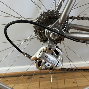 1995 Eddy Merckx Titanium AX Silver, gray or bare metal