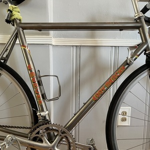 1995 Eddy Merckx Titanium AX Silver, gray or bare metal