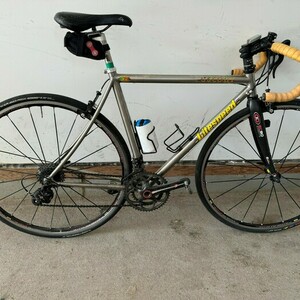 1998 Litespeed Tuscany Silver, gray or bare metal