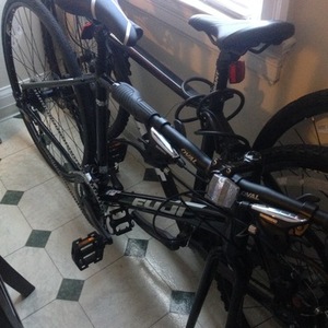 2015 Fuji Silhouette Black, Silver or Gray, and Stickers tape or other cover-up