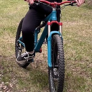 Specialized Teal and Red