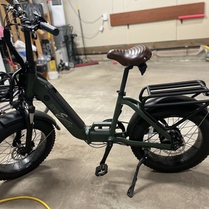 Synergy STEP-V2 500w Fat Folding Step Through Green