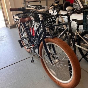 2024 Priority Bicycles E-Cruiser Blue