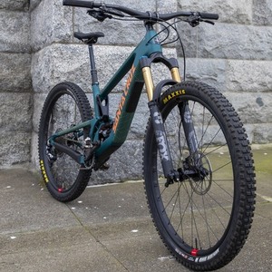 2023 Santa Cruz Hightower CC X01 RSV Green and Stickers tape or other cover-up