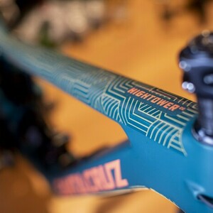 2023 Santa Cruz Hightower CC X01 RSV Green and Stickers tape or other cover-up