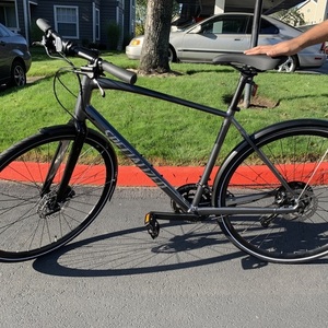 2020 Specialized Sirrus sport Black and Silver, gray or bare metal