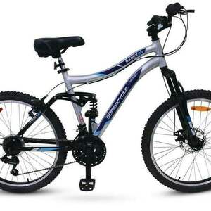 Supercycle Radex Silver, gray or bare metal and Blue