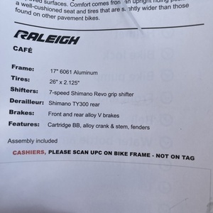 2024 Raleigh Cafe Brown