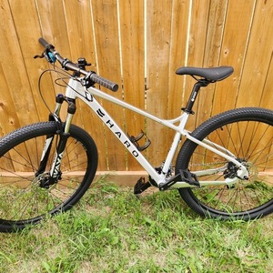 2024 Haro Double Peak Sport 29 Silver, gray or bare metal