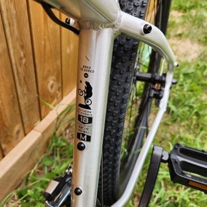 2024 Haro Double Peak Sport 29 Silver, gray or bare metal