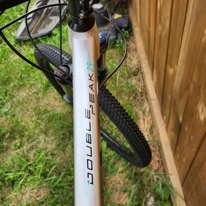 2024 Haro Double Peak Sport 29 Silver, gray or bare metal