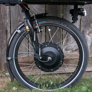 2010 Kona Smoke CycleTruck Electric Cargo Conve... cargo bike (front storage) Black and Red