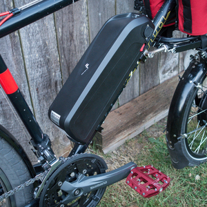 2010 Kona Smoke CycleTruck Electric Cargo Conve... cargo bike (front storage) Black and Red