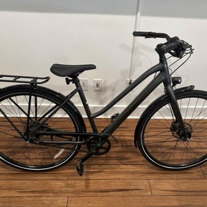 2022 Trek District 4 EQ Stagger US Black and Silver, gray or bare metal