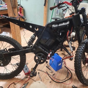 Stealth Electric Bikes Black e-motorcycle (or e-dirtbike) Black